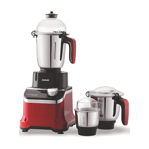 Jusal Zodiac 3.0 JUZD850 Mixer Grinder (3 Jars, Multicolor)